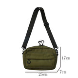 Weiyinxing Unisex Messenger Bag Travel Waist Bag Men's Chest Bag Backpack Casual Men's Shoulder Messenger Bag Nylon Phone Bag Purse