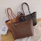 Weiyinxing Women Tote Bag Female Soft Leather Shoulder Bag Fashion Solid Color Top-handle Bag Shopping Tote Gilrs Weekend Bag Bolsas