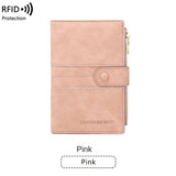 Weiyinxing Passport Wallet RFID Passport Holder Zipper Buckle Travel Wallet Document Holder Multifunctional Travel Passport Bag