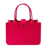 Weiyinxing Women'S Felt Totes Large Capacity Reusable Shopping Handbag Portable Casual Solid Color Shopping Designer Tote