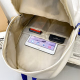 Weiyinxing Boy Girl Waterproof School Bag Men Women Travel Backpack Trendy Laptop College Backpack Student Lady Male Fashion Book Bags