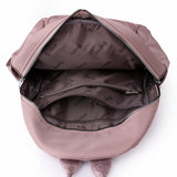 Weiyinxing Women Nylon Backpacks Fashion Ladies Casual Travel Rucksack Multifunction Shoulder Bag Teenager Girls Travel Schoolbag