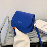 Weiyinxing Flap Saddle Bag For Women PU Leather Shoulder Messenger Bag Fashion Brands Crossbody Bag Luxury Lady Handbag Purse Bolsa