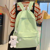 Weiyinxing Women Kawaii Pink Ladies Laptop New Book Bag Trendy Girl Cute Nylon School Backpack Fashion Female Travel College Backpack Cool