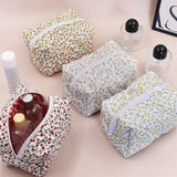 Weiyinxing Fragmented Makeup Bags Travel Skincare Products Zipper Bags Wash Bag Small Fresh Cosmetics Storage Bag Cosmetic Bag Accessory