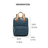 Weiyinxing female Backpack Big Capacity Fashion Style Cowboy Cotton Women Backpacks Travel Bags School bag Rucksac totes Computer bag