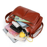 Weiyinxing PU Leather Luxury Handbags Purses Women Bags Designer Shoulder Crossbody Bag Female Large Capacity Versatile Messenger Bags