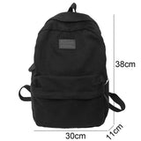 Weiyinxing Women Canvas Green Vintage College Backpack Cool Lady Retro Female Laptop Book Bag Fashion Girl Kawaii Travel School Bags Trendy