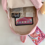 weiyinxing Fashion Waterproof Bubble lattice Women Backpack Kawaii Ladies Solid Travel Bag Preppy Schoolbag for Girls Laptop Bookbag