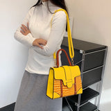 Weiyinxing Pu Leather Ladies Shoulder Tote Bag For Women 2024 New Luxury Handbag Women Bag Designer Mini Small Crossbody Bag Square