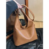 Weiyinxing Shoulder Bags Pu Women's Bags on Sale 2024 Fashion Sewing Thread Solid Small Square Bag High Capacity Casual Handbag