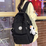 Weiyinxing Fashion Waterproof Cute Nylon Girl Travel Book Bag Women Student Kawaii Laptop School Bags Ladies College Backpack Trendy