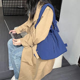 Weiyinxing Padded Women Shoulder Bag Cotton Quilted Backpack Down Space Designer Bags for Women Casual Drawstring Bag Shopper Purse