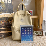 Weiyinxing Female Travel College Backpack Trendy Women Kawaii Student Laptop BookBag Cool Girl Nylon School Backpack Cute Lady Teen