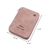 Weiyinxing Passport Bag Multi-functional RFID Anti-theft Brush Outbound Travel Storage Bag Simple Passport Holder 2024 New