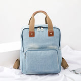 Weiyinxing female Backpack Big Capacity Fashion Style Cowboy Cotton Women Backpacks Travel Bags School bag Rucksac totes Computer bag