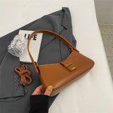 Weiyinxing Small Solid Color PU Leather Shoulder Bags 2024 Winter Women Fashion Luxury Trend Crossbody Bag Handbags and Purses