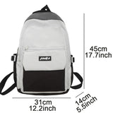 Weiyinxing Women Waterproof College Backpack Cool Girl Boy High Capacity School Bag Lady Men Laptop Fashion Female Travel Book Bag New