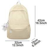 Weiyinxing Women Kawaii Pink Ladies Laptop New Book Bag Trendy Girl Cute Nylon School Backpack Fashion Female Travel College Backpack Cool