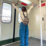 Weiyinxing Luxury Fake Fur Women's Backpack Winter Soft Plush Ladies Schoolbag Solid Color Female Furry Shoulder Bags Handbags