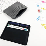 Weiyinxing Pu Leather ID Card Holder Candy Color Bank Credit Card Box Multi Slot Slim Card Case Wallet Women Men Business Card Cover