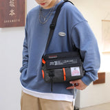 Weiyinxing Horizontal Shoulder Bag Outdoor Leisure Messenger Bag Fashion Handbag Nylon Bag Color Contrast Bag §ã§å§ާܧÑ §ާå§اã§ܧѧñ §է֧ݧà§ӧѧñ