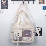 Weiyinxing Nylon Women Handbags Messenger Bag Youth Ladies Fashion Shoulder Tote Bag Versatile Female Crossbody Bags Pouch Pack Bolsas