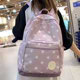 Weiyinxing Women New Laptop Kawaii Printing Lady Book School Bag Girl Nylon Fashion Cool Female Travel Cute College Backpack Student Trendy
