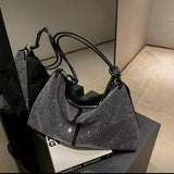 Weiyinxing PU Top-Handle Bags Zipper Women's Bags on Sale 2024 High Quality Solid Shoulder Bags Sewing Thread Zipper Bolsa