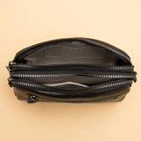 Weiyinxing Spring New Authentic Cowhide Shoulder Bag for Women Famous Designer Soft Leather Crossbody Bags Single Color Retro Wallet