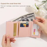 Weiyinxing Women Wallets Female PU Leather Purses Short Hasp Purse for Women Small Money Bag Coin Purse Card Holder Clutch Dropshipping