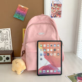 weiyinxing Fashion Waterproof Bubble lattice Women Backpack Kawaii Ladies Solid Travel Bag Preppy Schoolbag for Girls Laptop Bookbag