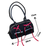 Weiyinxing PU Leather Double Pockets Design Shoulder Bags for Women 2024 Female Underarm Bag Lady Handbags and Purses Large Capacity