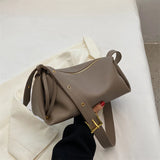 Weiyinxing Bucket Bags for Women 2024 Winter Trend Vintage Designer Leather Zipper Crossoby Handbags and Purses