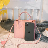 Weiyinxing Handbags Women Soft Pu Leather One Shoulder Bag Lady' Retro Alligator Pattern Crossbody Bag High-capacity Popular Design