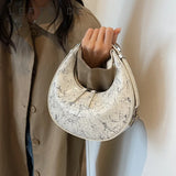 Weiyinxing Stone Pattern Small PU Leather Shoulder Bags 2024 Winter Women Fashion Luxury Trend Chain Crossbody Bag Handbags