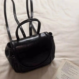 Weiyinxing Streetwear Solid Simple Backpack Y2k Aesthetic Vintage Luxury Design Handbags Preppy Fashion All Match Backpacks Women