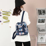 Weiyinxing Women School Bags Ladies Shoulder Backpacks Large Capacity Mommy Baby Nursing Bags Fashion Female Business Laptop Backpack