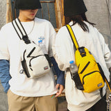 Weiyinxing Women Small Backpack 2023 Casual Girls Chest Bag with Earphone Hole Travel Backpack Multi-Functional Rucksacks Mochila Mujer