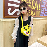 Weiyinxing Nylon Baby Girls Messenger Bags Lovely Rainbow Boys Kids Travel Small Wallet Handbags Cute Tiger Children Shoulder Bag