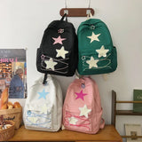 Weiyinxing Sweet All Match Star Backpacks Japanese Women Streetwear Y2k Aesthetic Schoolbags High-capacity Kawaii Backpack Students