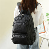 Weiyinxing Women Backpacks Teenage Female Waterproof Nylon Backpack Shoulder Bag Female Daily Everyday School Rucksacks