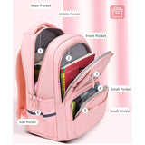 Weiyinxing Backpacks Girl School Bags For Boys Large Capacity Book Bag High Reflective Luminous Elementary Student Backpack Pink