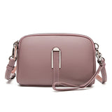 Weiyinxing Spring New Authentic Cowhide Shoulder Bag for Women Famous Designer Soft Leather Crossbody Bags Single Color Retro Wallet
