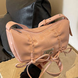 Weiyinxing Capacity Women Underarm Bags 2024 Trendy Soft Leather Zipper Design One Shoulder Bag Lady Daily Work Handbags