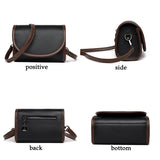 Weiyinxing Cowhide Women's Shoulder Bag High Quality Soft Leather Female Messenger Phone Bags Trendy Girl Shopping Bolsas And Wallet