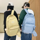 Weiyinxing High Capacity Male Female Nylon College Set Bag Cool Lady Backpack Men Women Book Bag Girl Boy Travel School Backpack