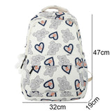 Weiyinxing Lady High Capacity Leisure Cartoon Printing College Backpack Trendy Women Fashion Nylon Laptop Book Girl Travel School Bags