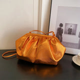 Weiyinxing Colors Fashion Hobo Bag Luxury Designer Handbag Pleated Cloud Bag Brand Clutches Clip Purse Lady Chain Crossbody Shoulder Bags