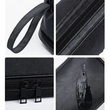 Weiyinxing Bag for Men Cosmetic Bag Double Layer with Zipper Storage Organizer Large Capacity Waterproof Shower Bag for Travel